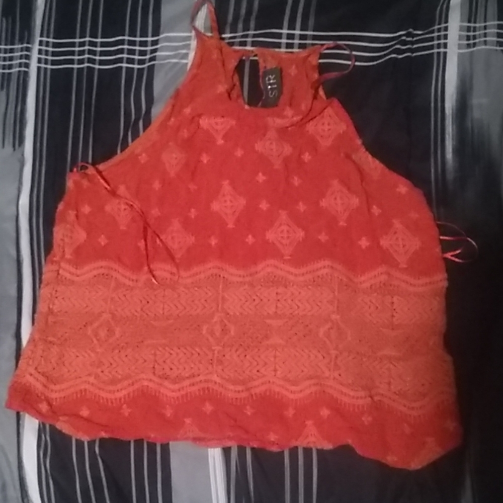 Astr sleeveless blouse